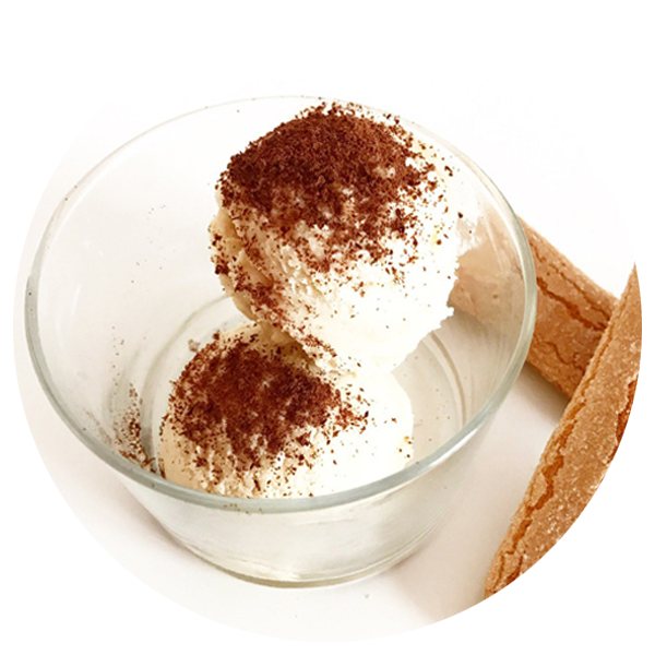 Receta de helado de tiramisu