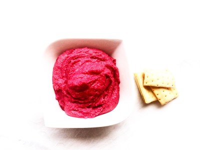 Receta de hummus de remolacha