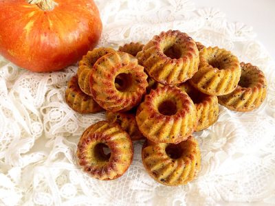 Receta de Mini bund cakes de calabaza