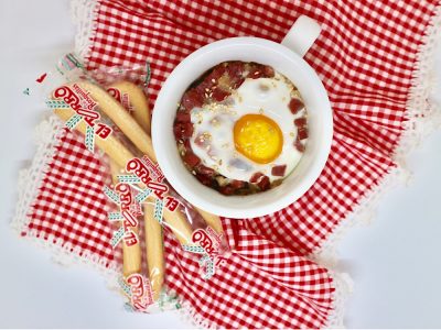 Setas en taza al horno