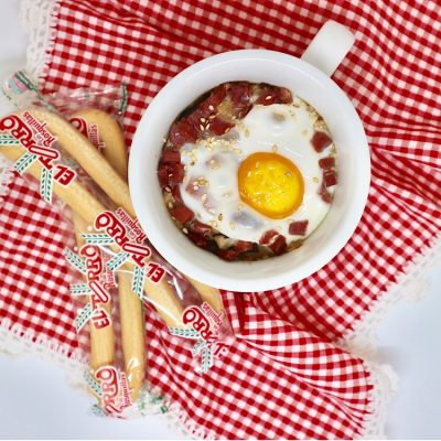 Setas en taza al horno