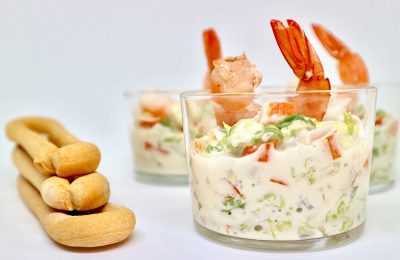 Ensaladilla de marisco express