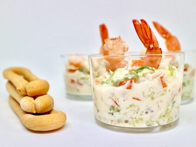 Ensaladilla de marisco express