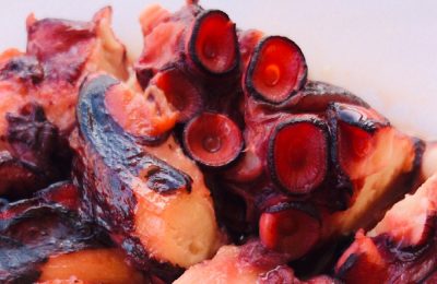 Pulpo a la murciana al horno