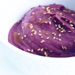 Hummus de zanahoria morada